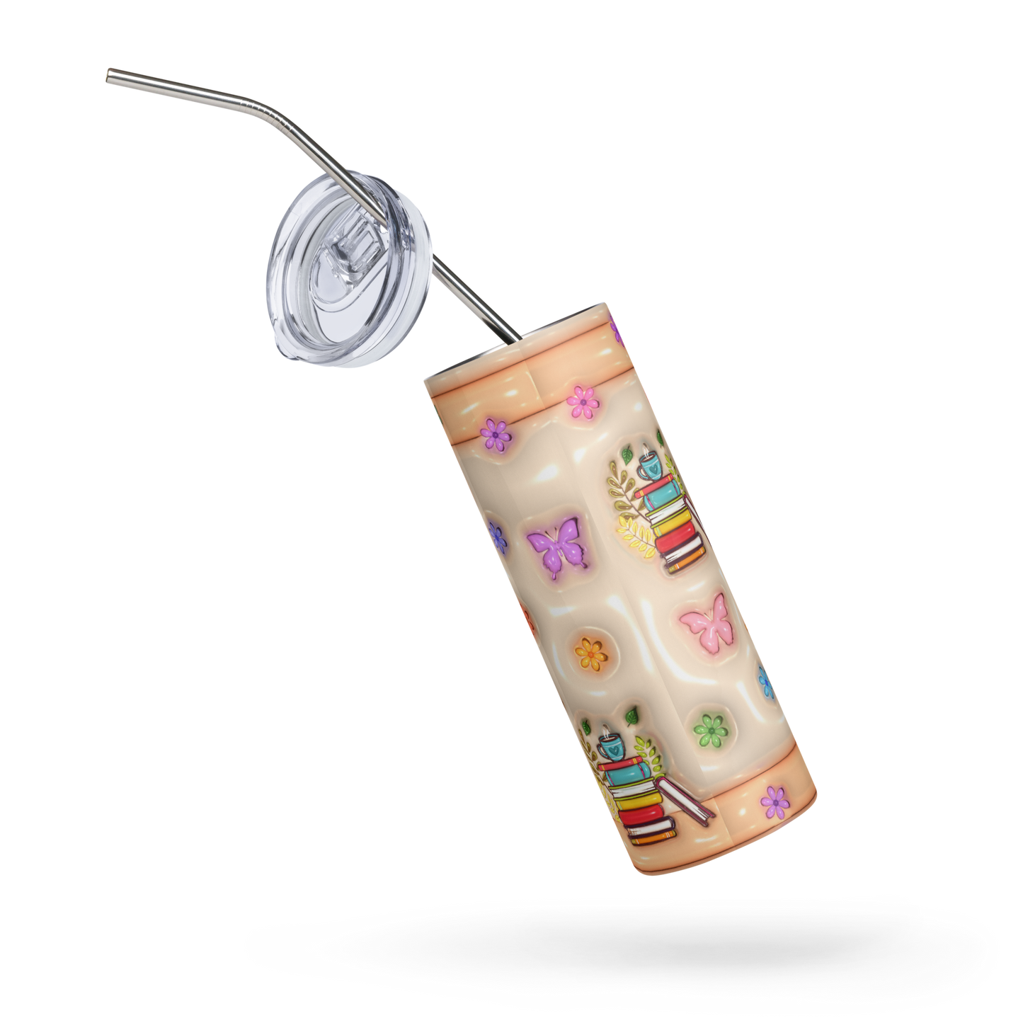 Booked and Busy Reading Tumbler