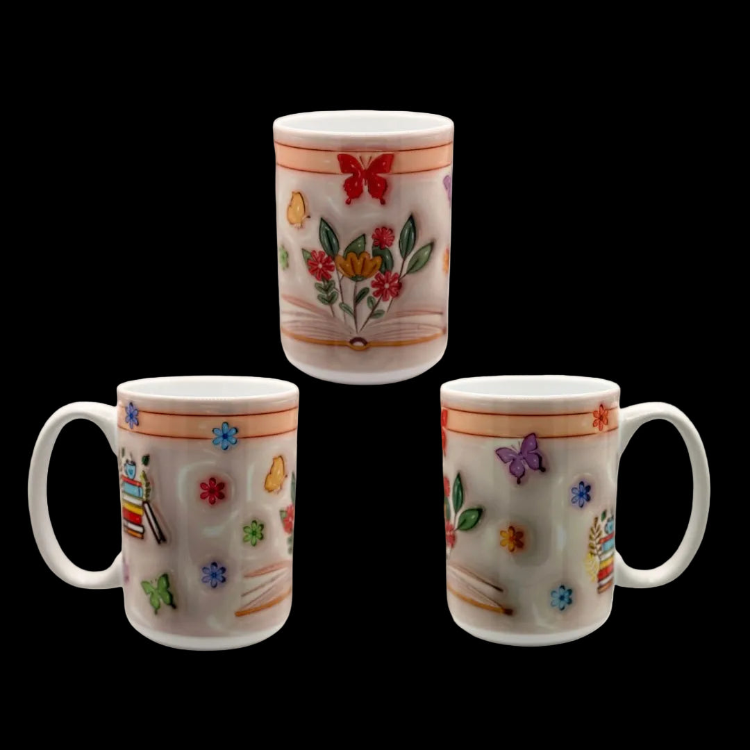 Booked and Busy Reading Mug