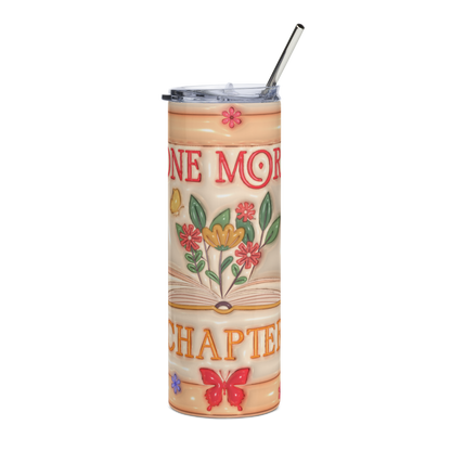 Booked and Busy Reading Tumbler