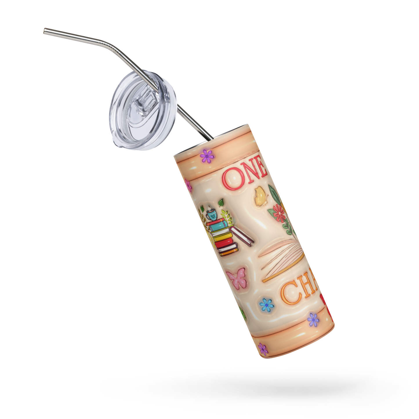 Booked and Busy Reading Tumbler