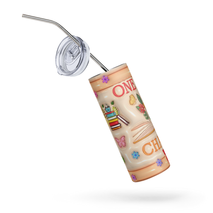 Booked and Busy Reading Tumbler