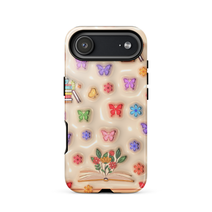 Booked and Busy Reading iPhone Case